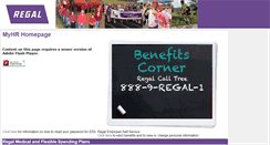 Desktop Screenshot of myhr.regalbeloit.com